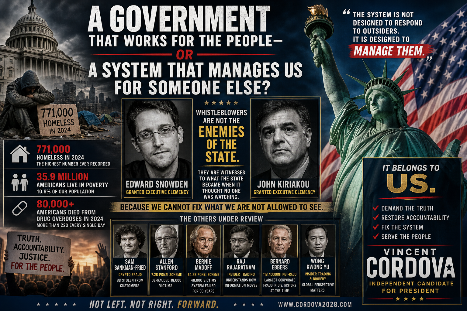 Edward Snowden and John Kiriakou clemency post artwork