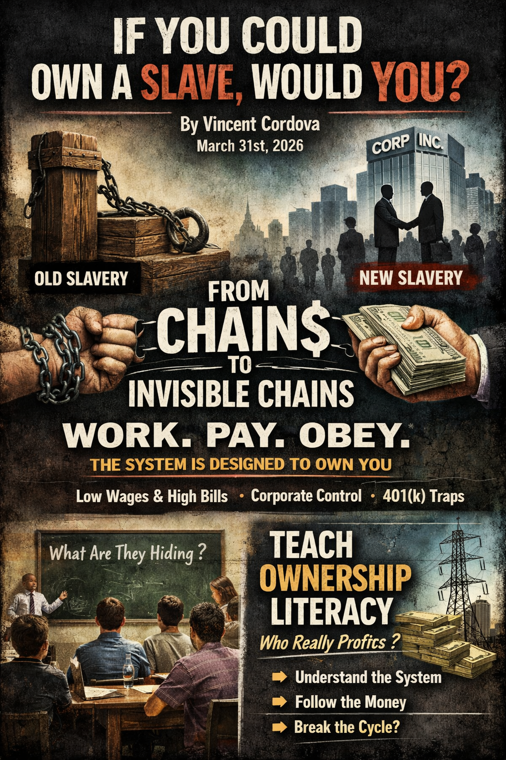 If You Could Own a Slave, Would You?