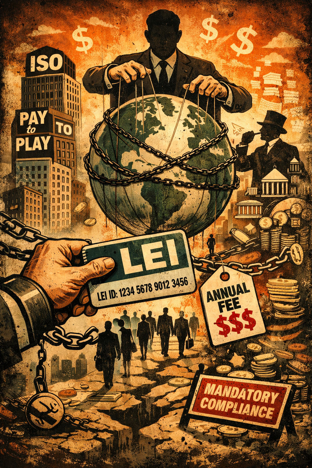 Abstract image representing mandatory compliance