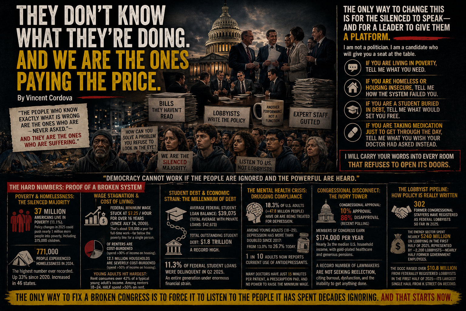 They Don't Know What They're Doing. And We Are the Ones Paying the Price. illustration