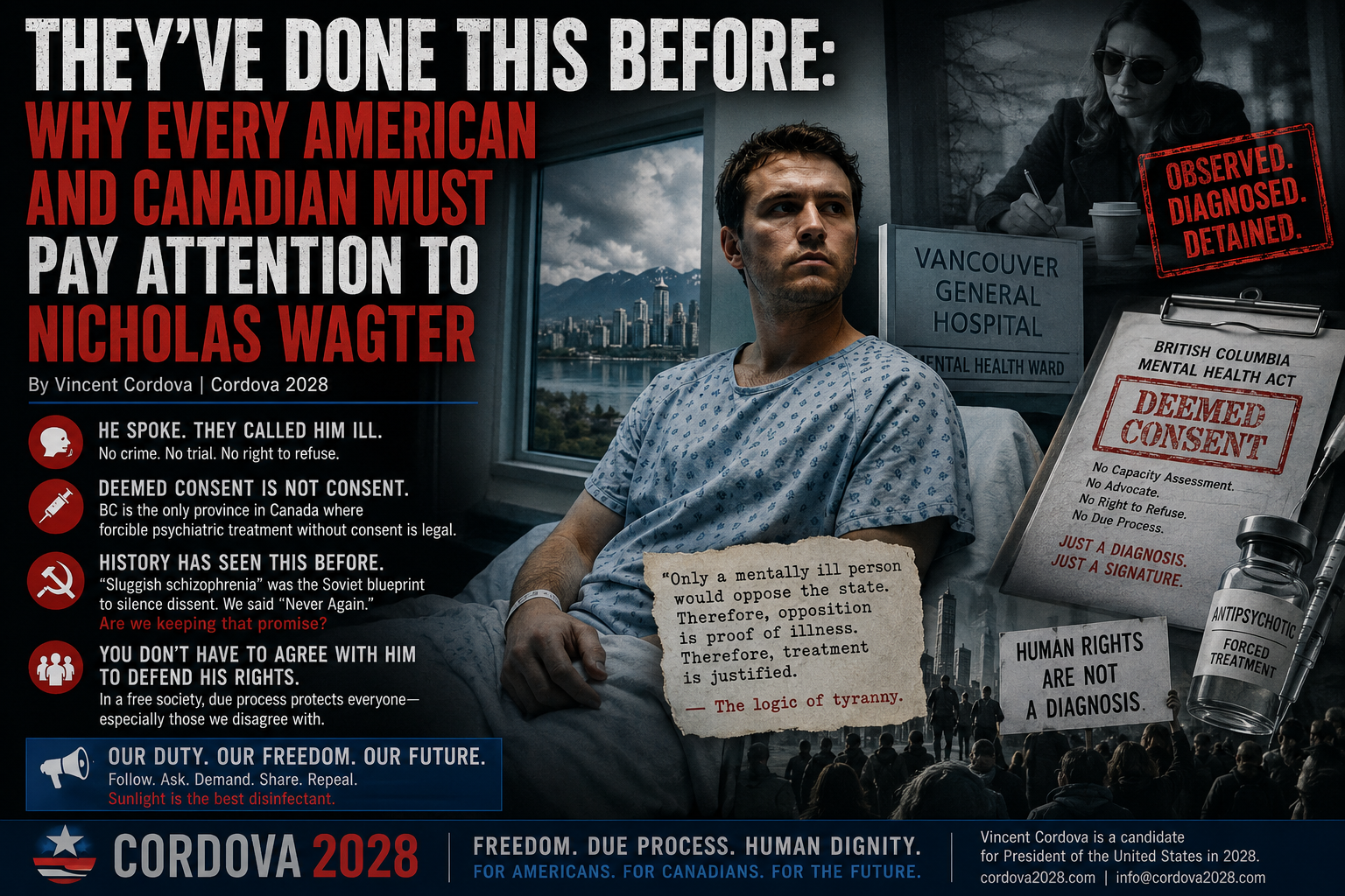They've Done This Before: Why Every American and Canadian Must Pay Attention to Nicholas Wagter