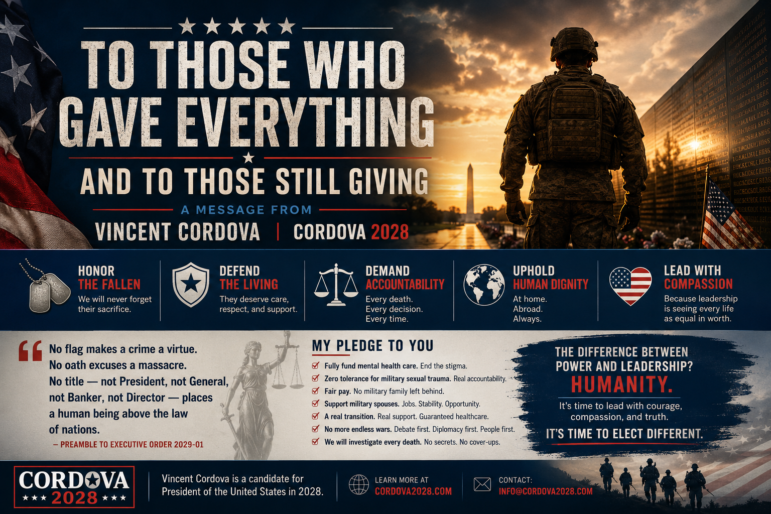To Those Who Gave Everything - And To Those Still Giving by Vincent Cordova