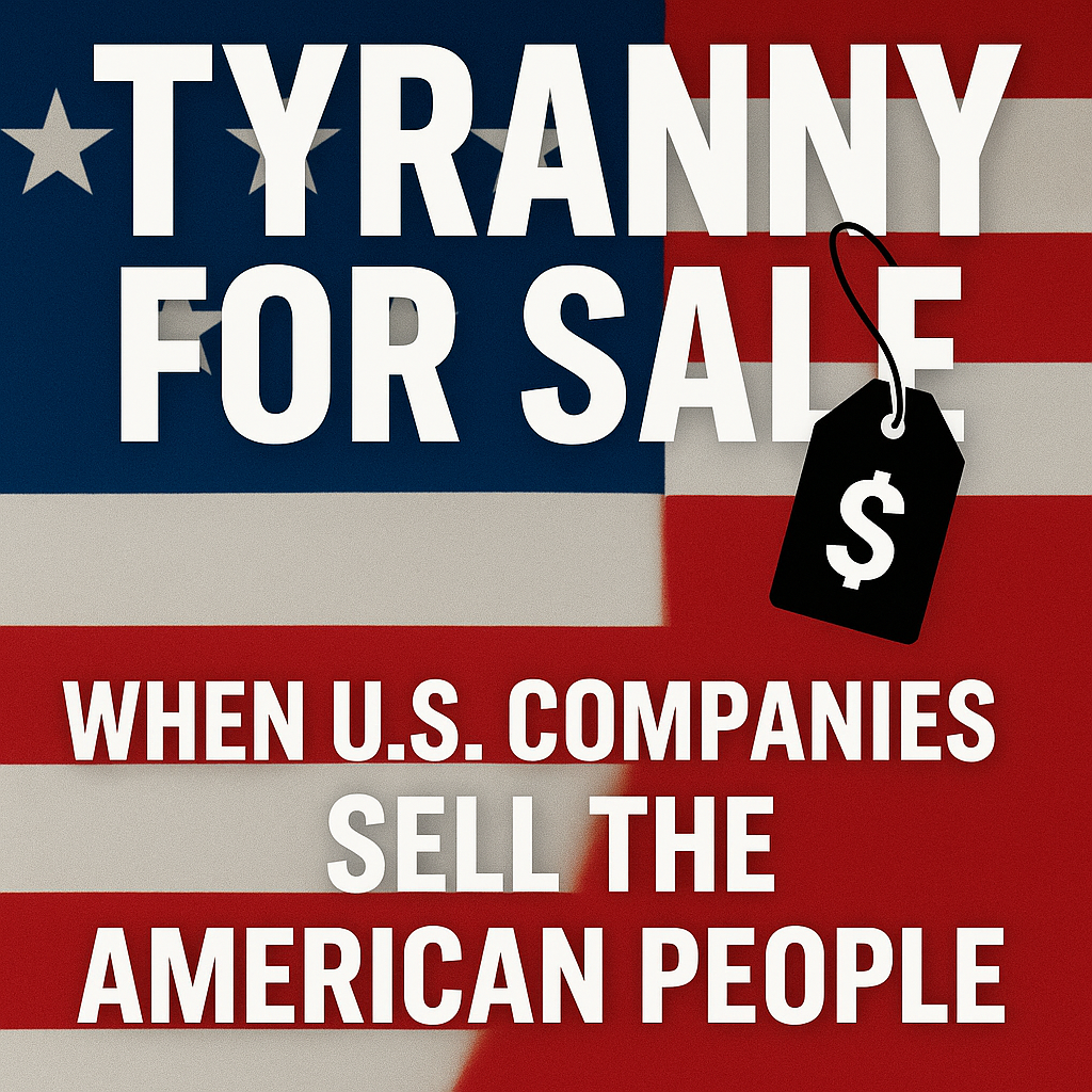 Tyranny for sale: when U.S. companies sell the American people