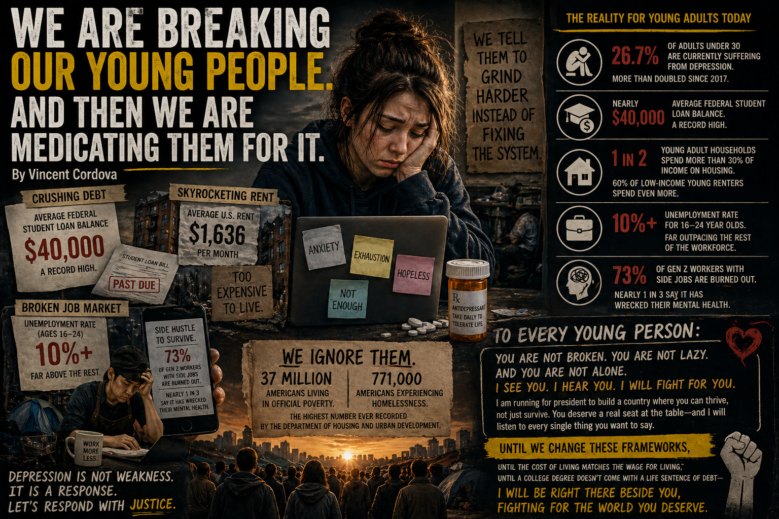 We Are Breaking Our Young People. And Then We Are Medicating Them for It. illustration