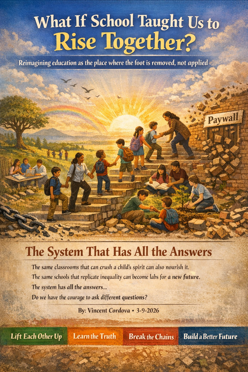 What If School Taught Us to Rise Together