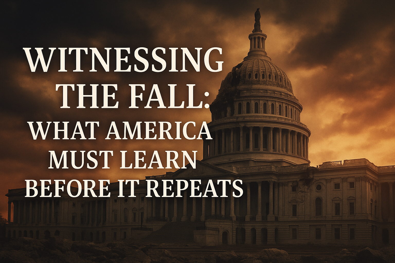 Witnessing the Fall: What America Must Learn Before It Repeats History